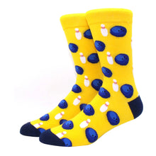 Load image into Gallery viewer, Bowling Crazy Socks - Crazy Sock Thursdays
